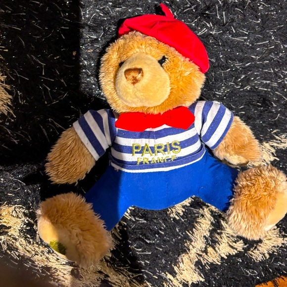 PARIS Stuffed Cuddly Teddy Bear Seaman Blue - Picture 3 of 9